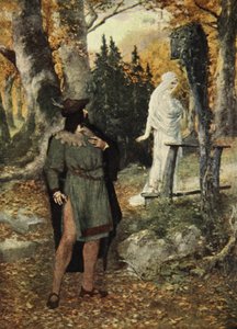 ウォルフラムは彼女の世話をしました、J。ウォーカーマクパッドデン（1874-1960）による「ワグナーのオペラの物語」、1905年から 作： Ferdinand Leeke